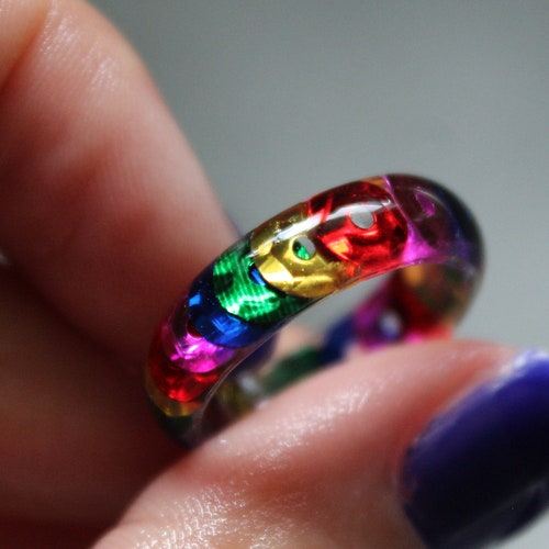 Rainbow Ring Inspirational Motivation 