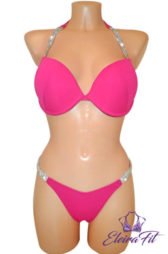 plain pink swimsuit