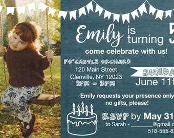 Custom Party Wedding Invitation Postcard Design