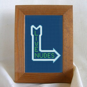 Live Nudes Cross Stitch Pattern image 1