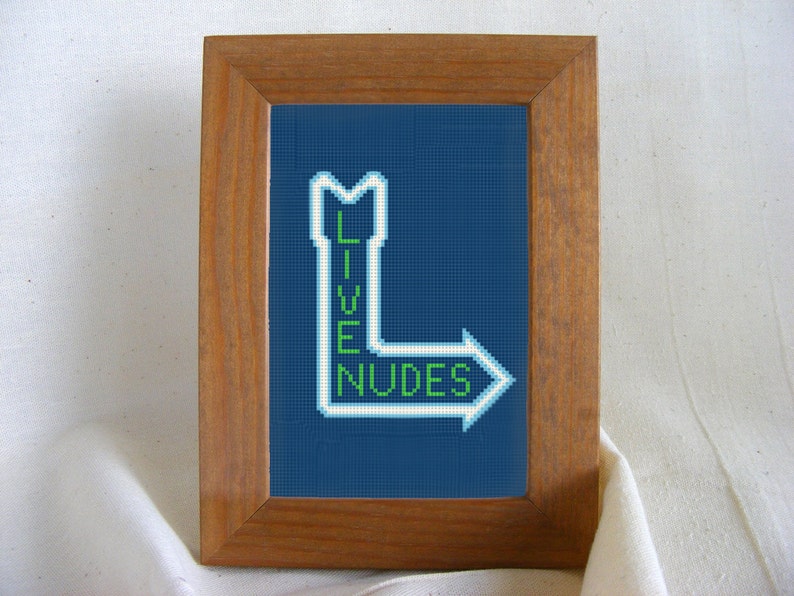 Live Nudes Cross Stitch Pattern image 1