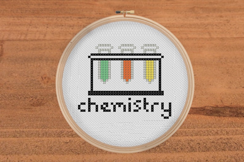 Tiny Chemistry Stitch Pattern image 1