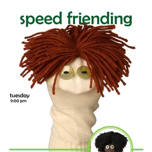 Speed Friending - Program Advertisement - Text Fully Editable