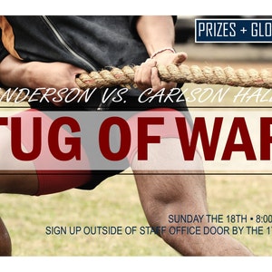 Tug of War - Program Advertisement - Text Fully Editable