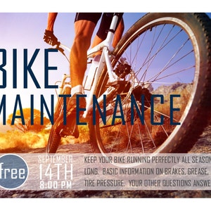 Moto mantenimiento - programa publicidad - texto totalmente Editable