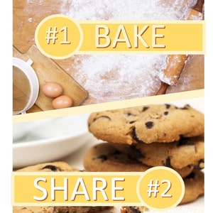 Cookie Bake and Share - Program Advertisement -  Text Fully Editable