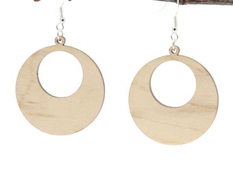 Wooden Earring | Moni wooden Stud | 925 Silver