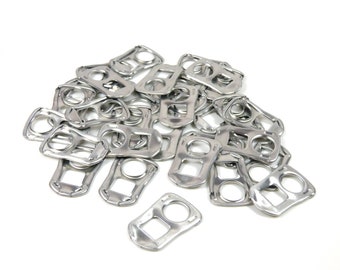 Cans Closure Rings Drag tabs I Recycled can tabs | Stay on Tab | Metal tab jewelry crafting DIY jewelry making