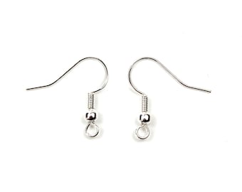Earwire Earrings Blanks Silver Plated I DIY Earrings Jewelry Same Crafting I Fish Hook Jewelry Making