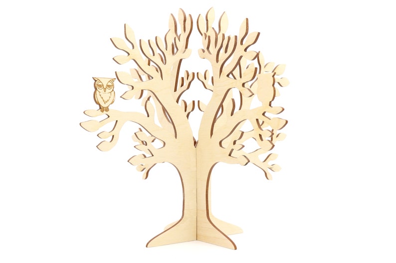 wooden jewelry tree decorative Jewellery stand image 1