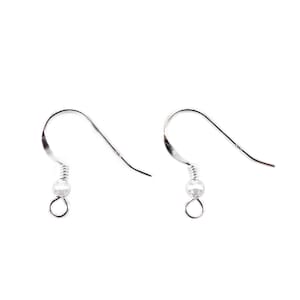 STERLING SILVER 925 AFROHOOK WITH EYE 17,00x10,50MM