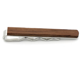 Tie Needle Wood, Tie Clip, Tie Clip, Tie Slider, Bruiloft Vader van Dochter Cadeau voor Mannen Verjaardagscadeau