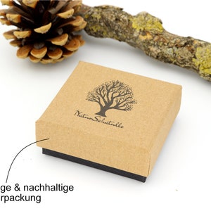 Hochzeit Manschettenknöpfe Herren Holz mit 3D Gravur Baum personalisiert Bräutigam Trauzeuge Manschetten silber/schwarz rund Geschenkidee Bild 5