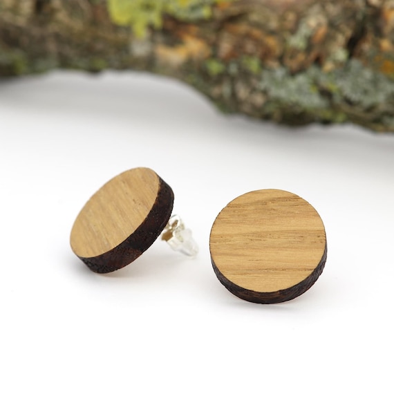 Orecchini A Forma Di Gatto In Legno Di Noce E Argento 925 – NaturBox - 4