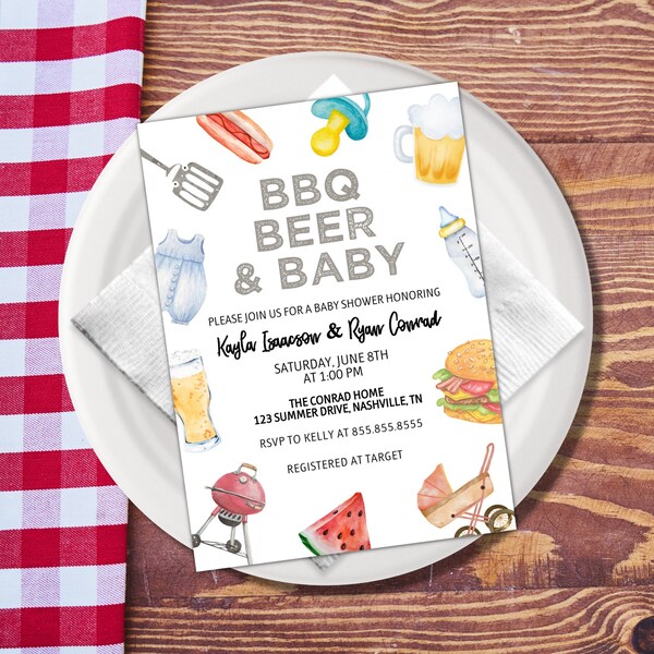 Bbq Baby Shower - Etsy