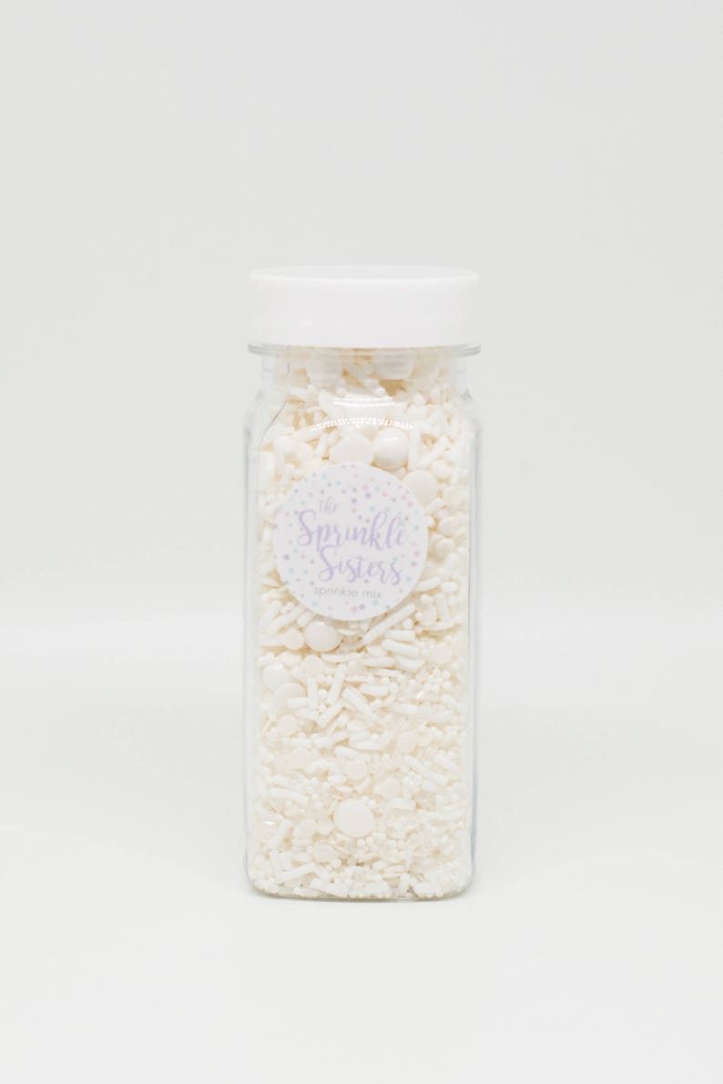 WINTER WHITE Sprinkle Mix All White Sprinkle Mix