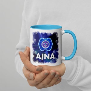 Coffee Mug, Tea Cup, Third Eye Ajna Chakra, 3rd Eye, Graphic Tee. Meditation,