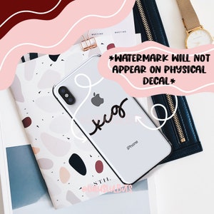 Personalized Initial Vinyl Sticker | Decal Stickers | Vinyl Sticker | Sticker For Water Bottle | Monogram Decal | Vinyl Name Decal