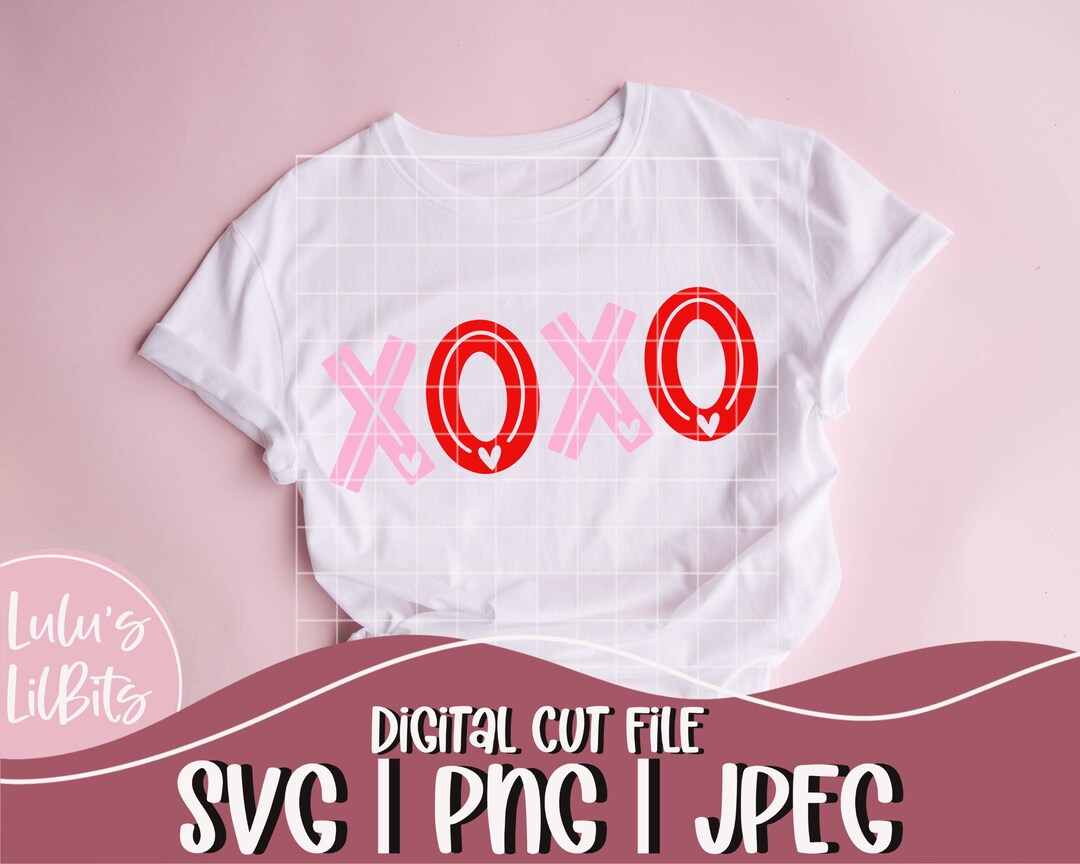 XOXO Heart Svg | Valentines Day Svg | Heart Svg | XOXO Svg | Hugs and ...