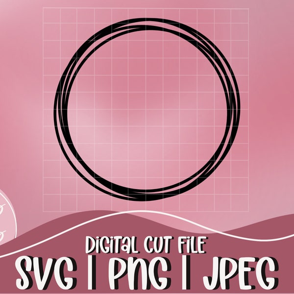 Circle Monogram SVG | Circle svg | Circle Frame | Cricut Cut File | Cut File | Instant Download