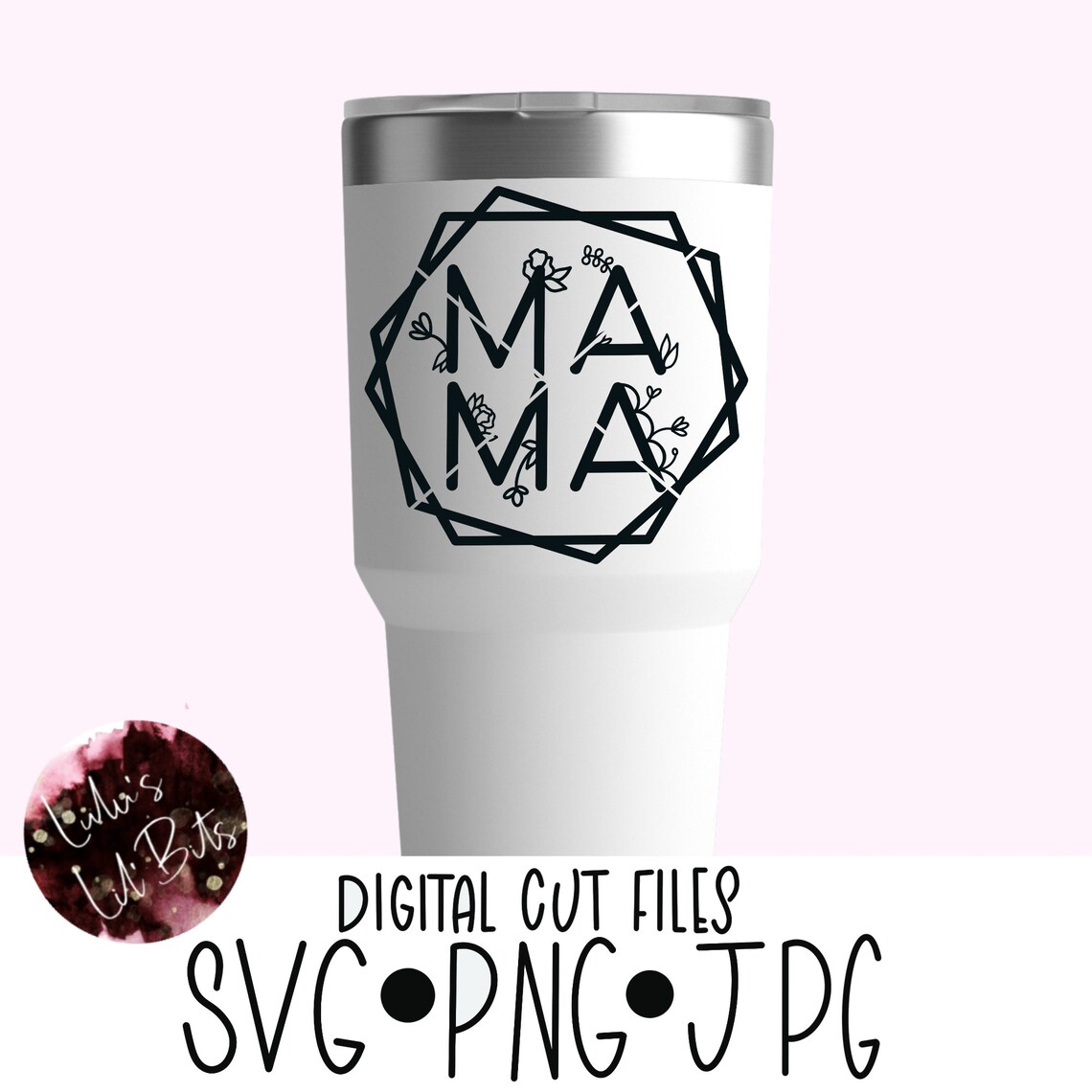 Download Mama Floral Hexagon svg Mama Hexagon svg Mama svg | Etsy