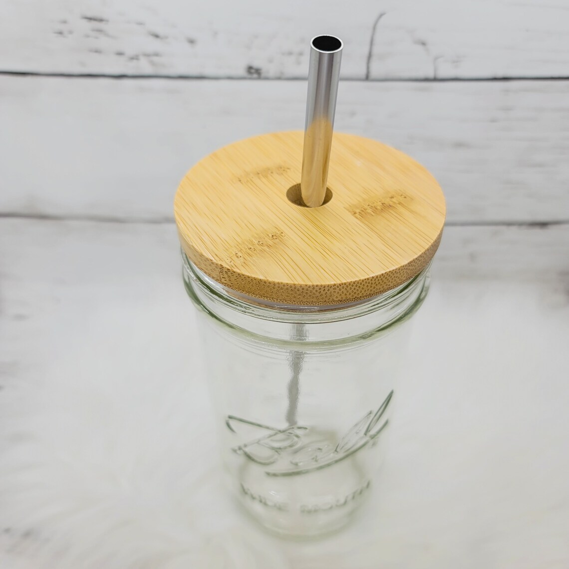 Bamboo Mason Jar Lids Glass Cup Lids Zero Waste Etsy