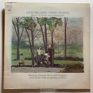John Williams and Rafael Puyana Classical  Guitar and Harpsichord Vinyl Very Good Condition.
