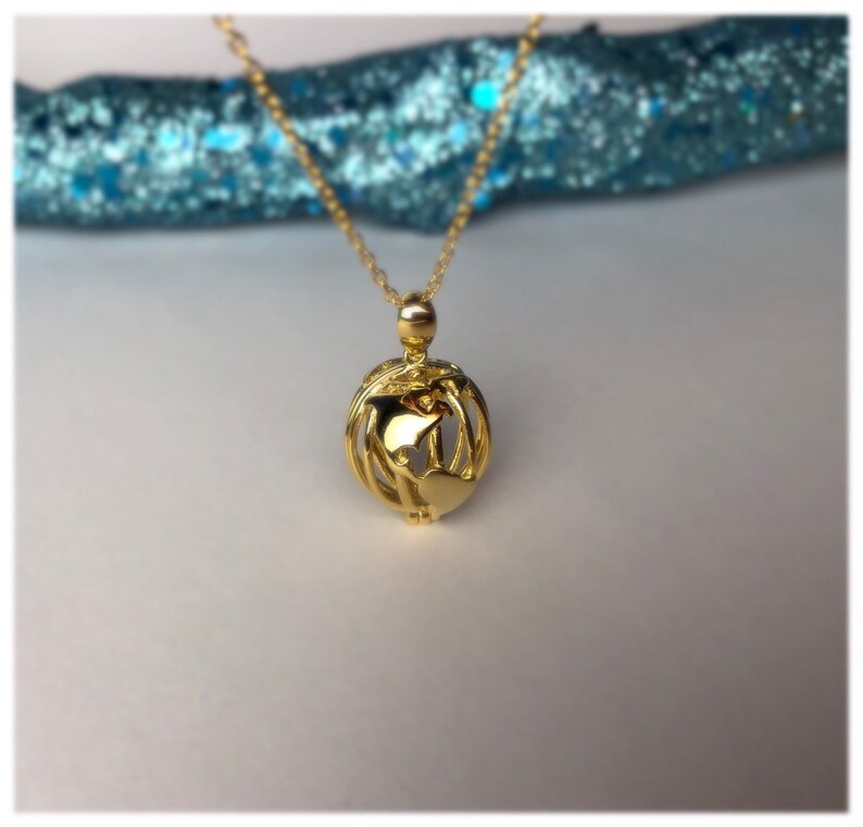 Globe Necklace Pendent 925 Sterling Silver Planet Necklace Earth Necklace