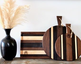 Cutting Board Wenge, Walnut & Maple