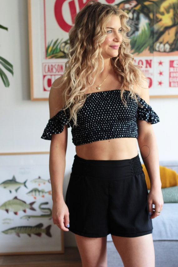 polka dot crop