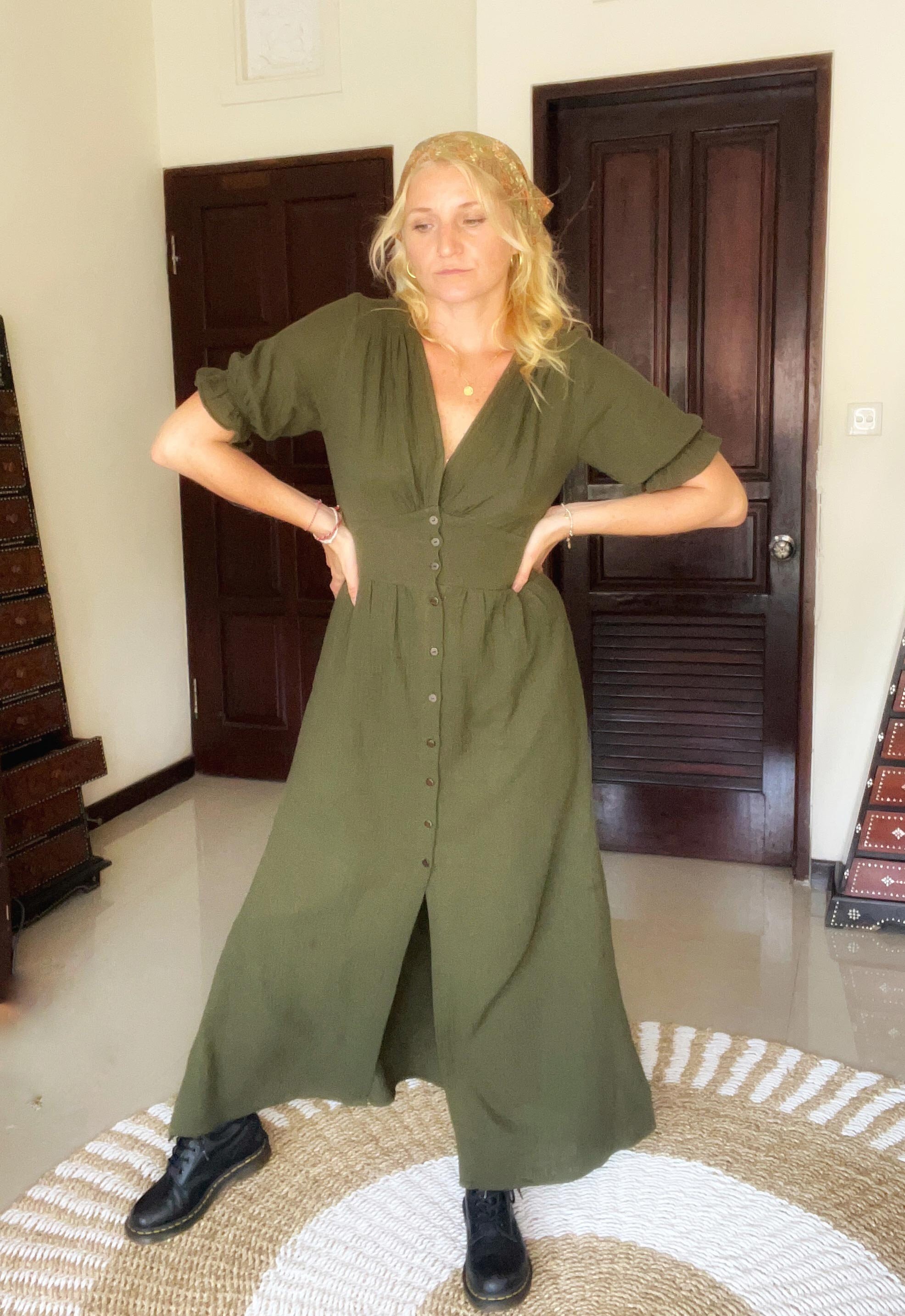 slim fit dress slacks HT 360 Collective - Bohemian Maxi Dress