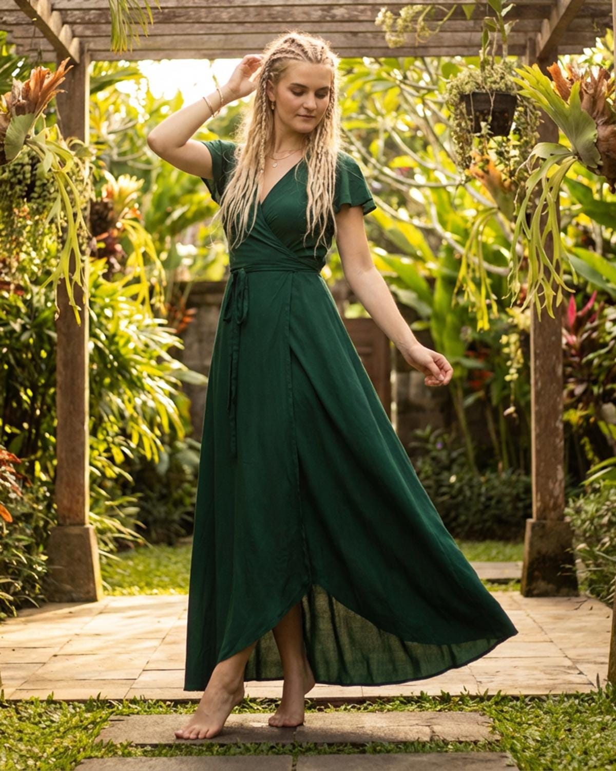 Green cocktail dress - Etsy.de
