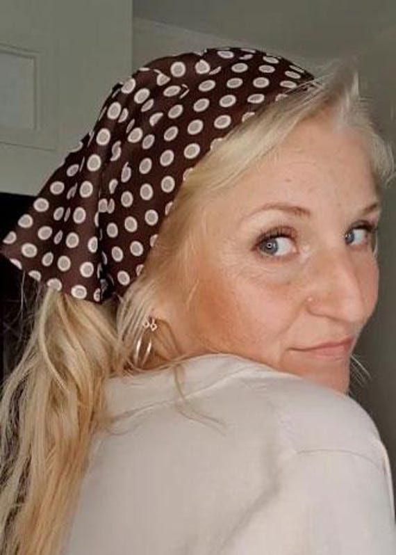 TOBATOBA - Confezione da 8 fasce elastiche per capelli da donna con motivo cachemire, con nodi larghi, per capelli a turbante, stile vintage boho (4 set nero, rosso, blu, bianco