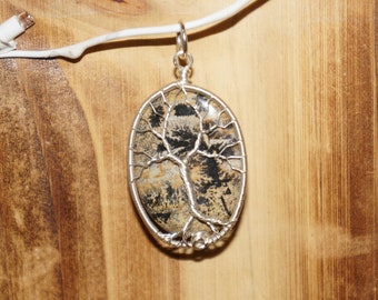 Picture Jasper Tree of Life Pendant