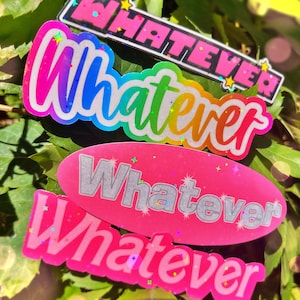 Personalized 90’s Logo Inspired Sticker Pack or Single Sticker - Bach to the 90s - Stickers Gift - Holographic and Laminated Stickers