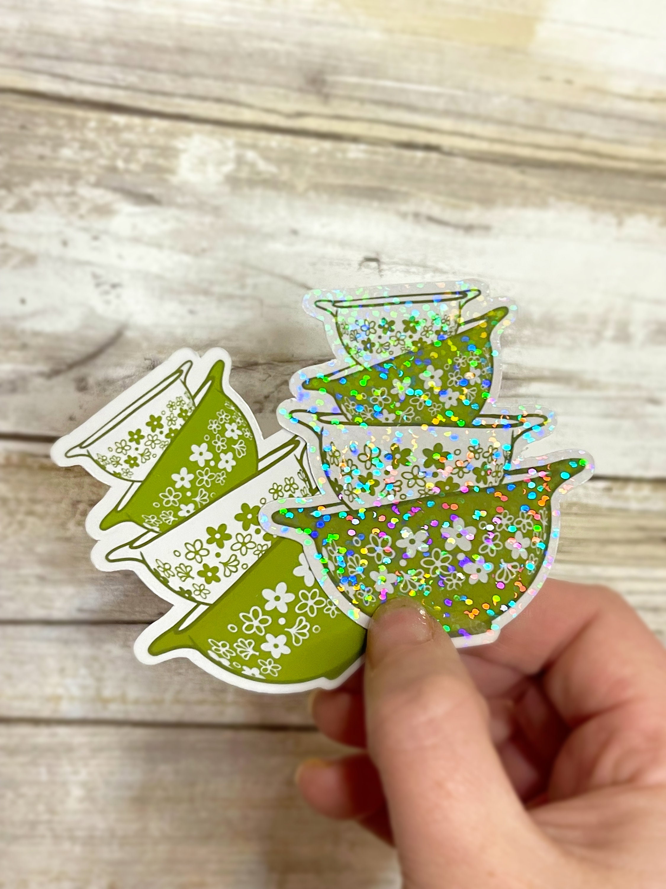 Pyrex Stack Sticker Pyrex Sticker/magnet Pack - Includes Smaller Butterprint, Gooseberry ...