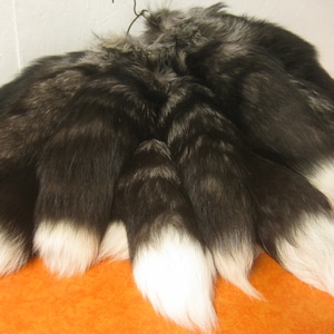 Large Silver Fox Tails