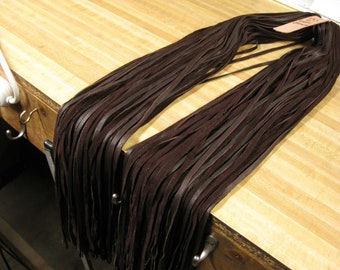 Tanned Dark Brown Deer Leather Lace 72"