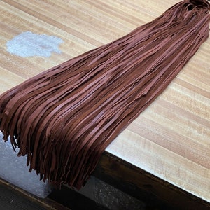 Tanned Deer Leather Lace 72" Tobacco