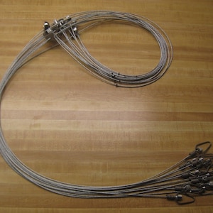 Dozen (12) -  Snare Traps  66&quot;Long  - Made of 3/32 cable