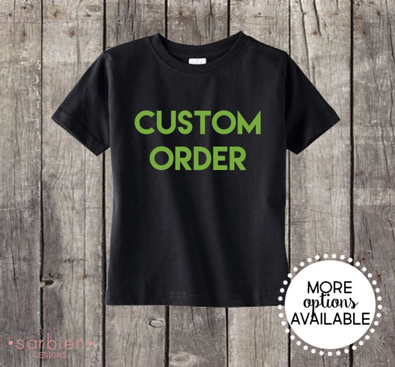 custom infant t shirt