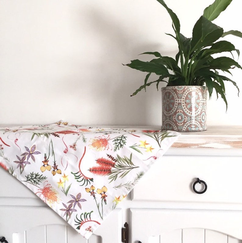 Tea Towel Australian Native Flora Teatowel Dish Cloth 100 Etsy Australia