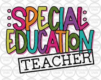 Special Education Teacher Svg Etsy