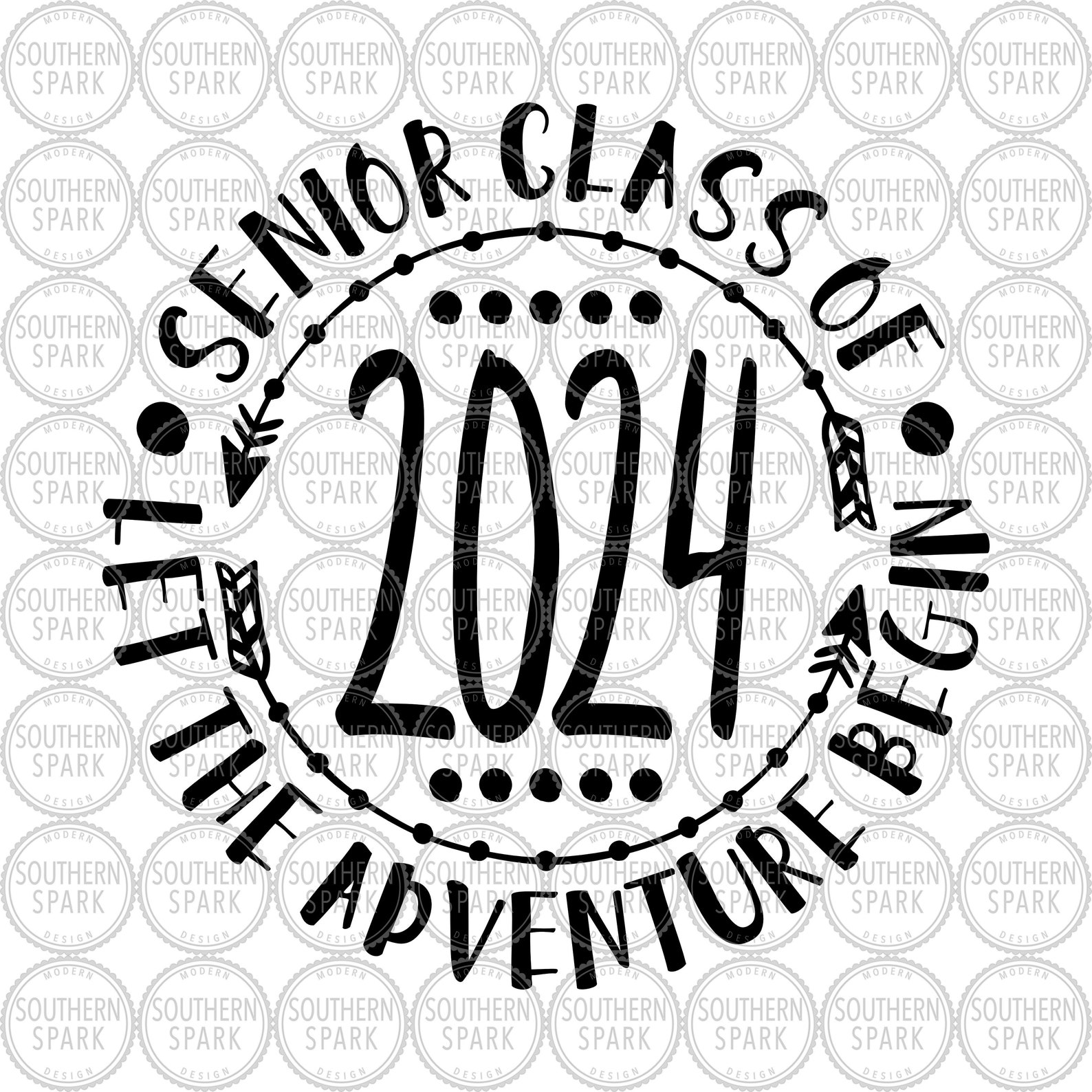 Senior 2024 SVG / Senior Class of 2024 Let the Adventure Begin Etsy