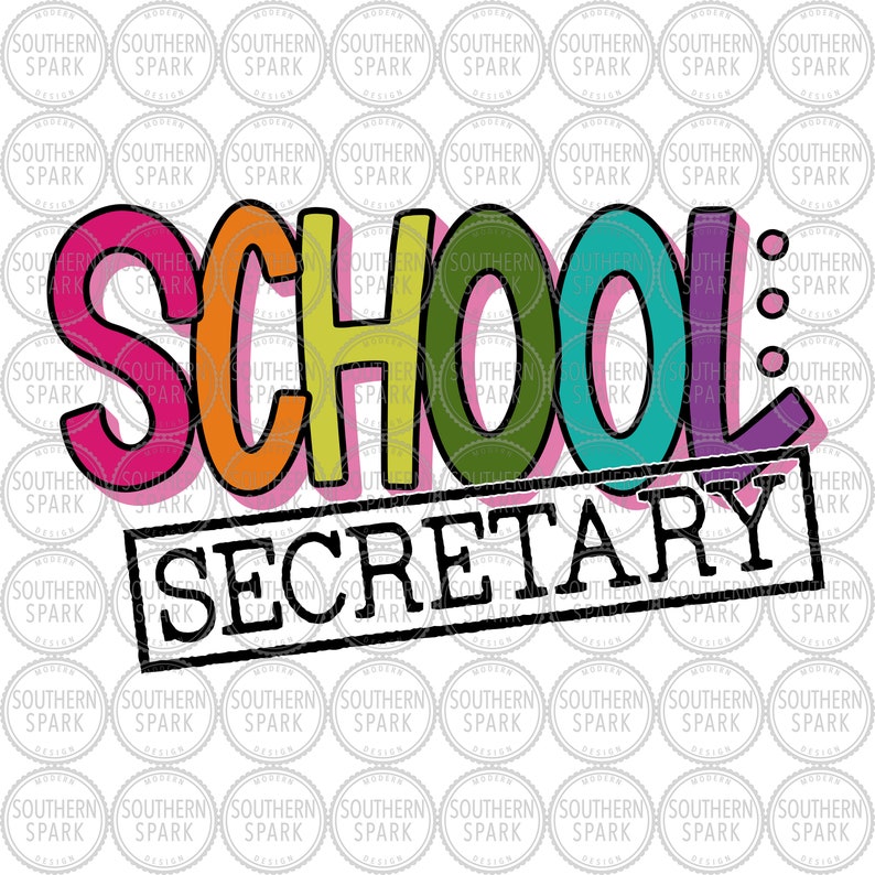 School Secretary SVG / Secretary SVG / School / First Day / Etsy