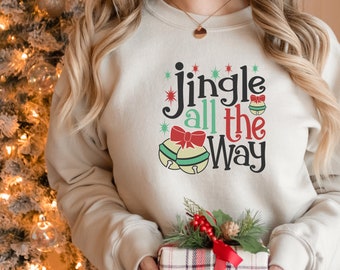 Christmas SVG / Jingle All The Way SVG / Bells SVG / Christmas Bells / Cut File / Clip Art / Southern Spark /  svg png eps pdf jpg dxf