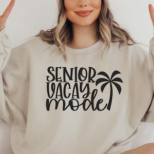 Senior Vacay Mode SVG / Summer Senior Beach Vacation SVG / Palm Tree SVG / Cut File / Clip Art / Southern Spark / svg png eps pdf jpg dxf