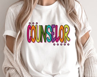 Counselor SVG PNG / School Counselor SVG / Colorful Counselor / School / Cut File / Clip Art / Southern Spark / svg png eps pdf jpg dxf