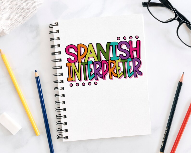 Spanish Interpreter SVG / Spanish Interpreter PNG / Bilingual ...