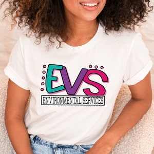 EVS Environmental Services SVG / Medical / Hospital Health Care Services / Cut File / Clip Art / Southern Spark / svg png eps pdf jpg dxf